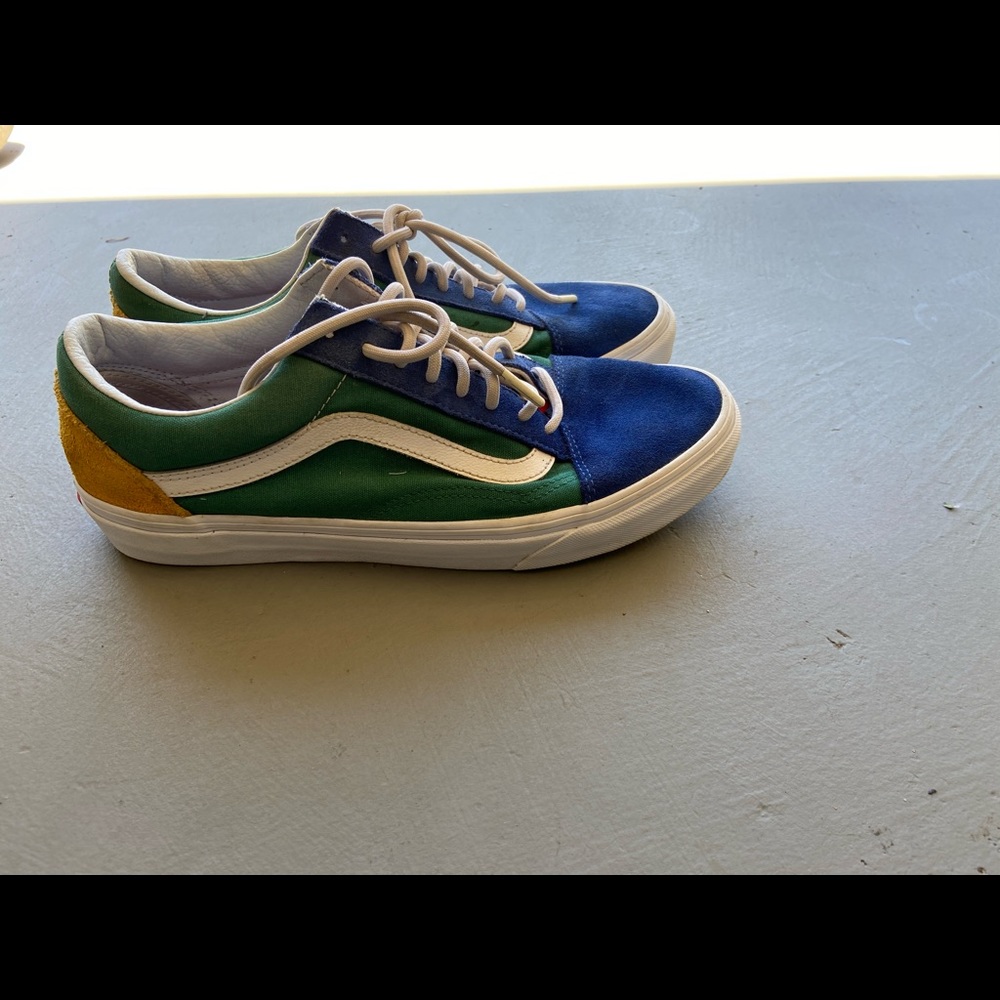 Used size 9 multi-color vans